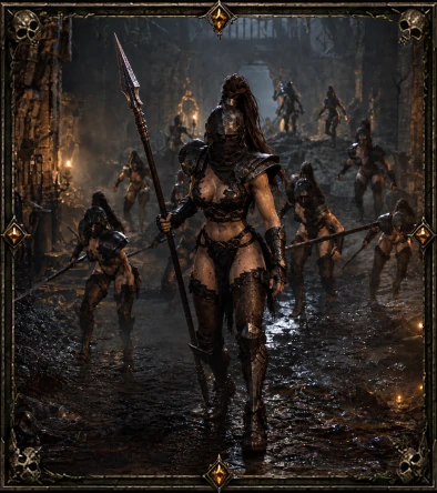 Dark Spearwoman